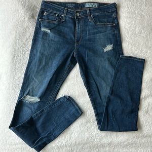 AG DENIM | the Farrah Skinny:high rise skinny jean | size: 29R | moderately worn